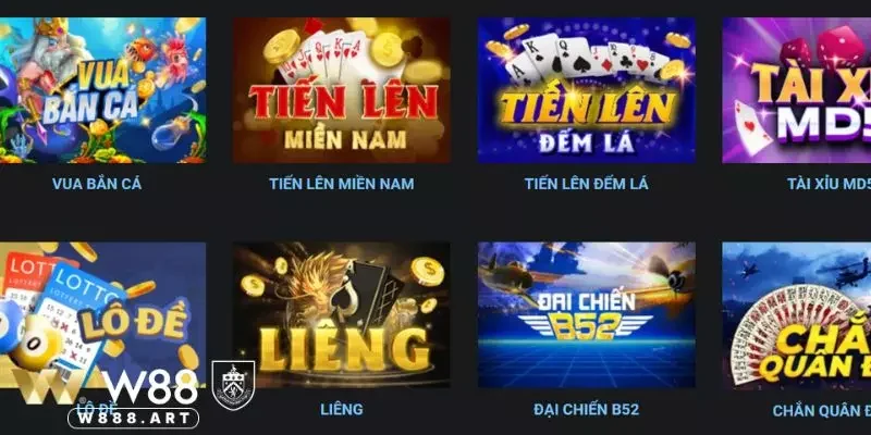 Truy cập kho game đa dạng